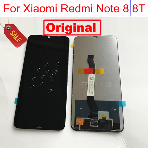 100% Original Best For Xiaomi Redmi Note 8 8T LCD Display Touch Screen Digitizer Assembly + Frame Note8 Phone Sensor Pantalla ► Photo 1/3