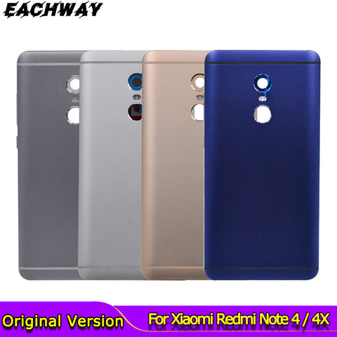 Note 4 / 4X Battery Back Cover For Xiaomi Redmi Redmi Note 4X Battery Back Case Note4 Global Version Housing Volume buttons 4 X ► Photo 1/6