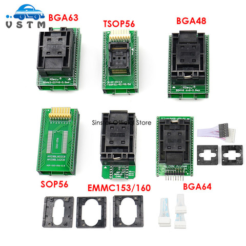 100% Original BGA63 BGA64 BGA48 TSOP56 BGA169 Adapters Only For XGecu T56 Nand Programmer with  Free shipping ► Photo 1/6