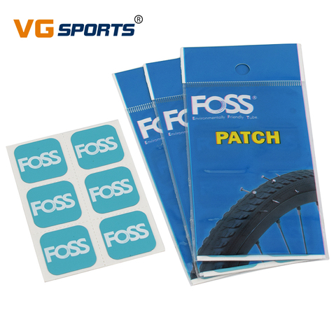 6pcs Foss Bicycle Tire Patches tyre repair Inner Tube MTB Road Bike Dedicated Quick Fix self-adhesive High quality Tool For Bike ► Photo 1/6