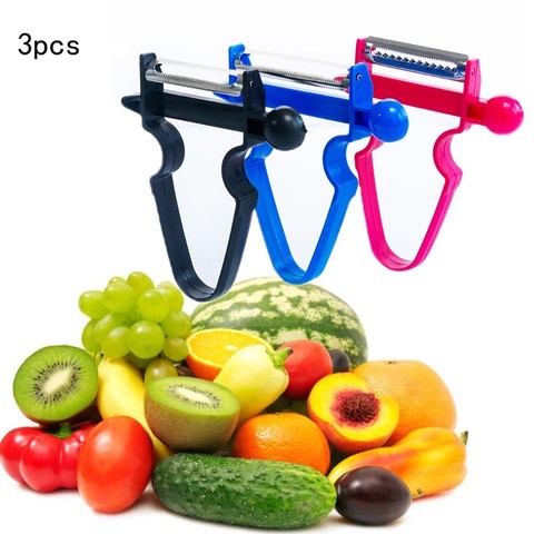 3pcs Slicer Shredder Peeler Julienne Cutter Multi Peel Stainless Grater Kitchen Tools Magic Trio Peeler Set ► Photo 1/6