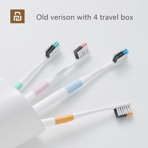 Original Doctor B Bass Method Tooth brush 4 Colors/set Include Travel Box DR.BEI Deep Cleaning Toothbrush ► Photo 1/5