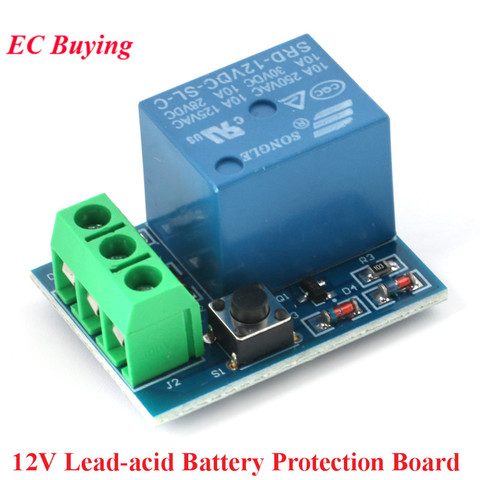 12V Battery Protection Module Lead-acid Battery Protection Board Over-discharge Low Voltage Protection Relay Module ► Photo 1/5