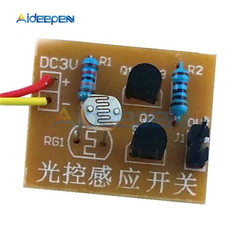 DC 3V Light Control Sensor Switch Module DIY Kit Photoelectric Switch Induction Photoswitch Trainning Integrated Circuit Suite ► Photo 1/6