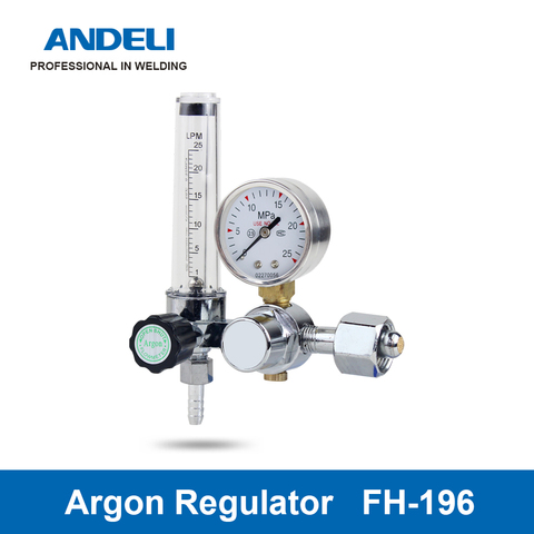 ANDELI Argon Pressure Reducer TIG Flow Meter Gas Pressure Regulator Argon Regulator Gas Meter Flow Regulator for TIG Welding ► Photo 1/6