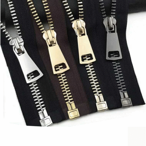 2pcs Meetee 15/60/70/80cm 5# Metal Zippers Auto Lock Zips for Down Coat Garments Zipper Shoes Pocket Garment Sewing Accessories ► Photo 1/6