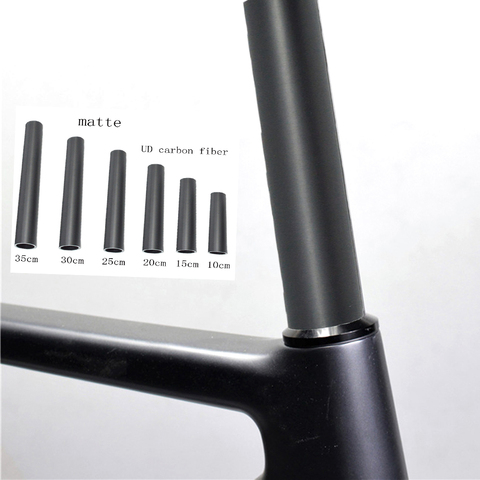 Bicycle fork UD carbon spacer for mini bmx folding bike mount or road bicycle headset stem spacer long washer  matte ► Photo 1/6