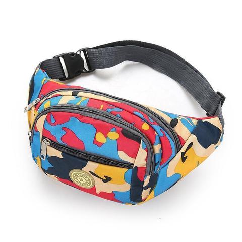 Colorful Waist bag Waterproof Travel Fanny Pack Mobile Phone Waist Pack Belt Shoulder Bags crossbody bags for men and women ► Photo 1/6