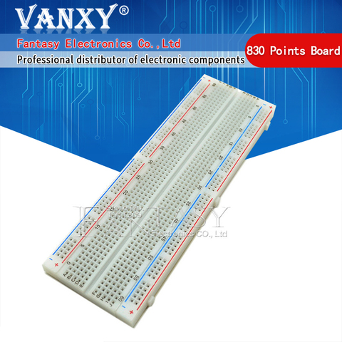 Breadboard 830 Point Solderless PCB Bread Board MB-102 MB102 Test Develop DIY ► Photo 1/3