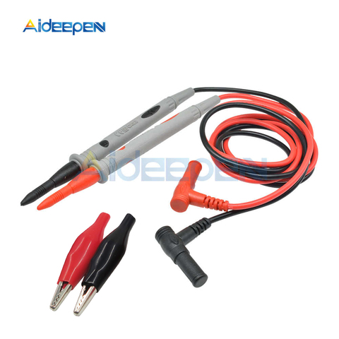 Universal Digital 1000V 10A 20A Needle Tip Multimeter Multi Meter Test Lead Probe Wire Pen Cable Tester + P2001 Crocodie Clip ► Photo 1/6