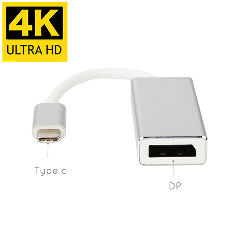 USB-C USB 3.1 TYPE-C to DP Display Port Converter Cable Hub 10Gbps 4K 30HZ 1080P 60HZ Video AV Cord Adapter for Macbook Air 12 ► Photo 1/6