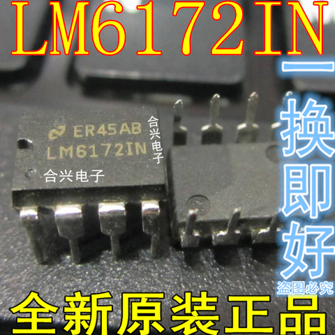 Lm6172in Lm6172 Dual Operational Amplifier Dip8 Real Brand New & Original! Just Change It ► Photo 1/1