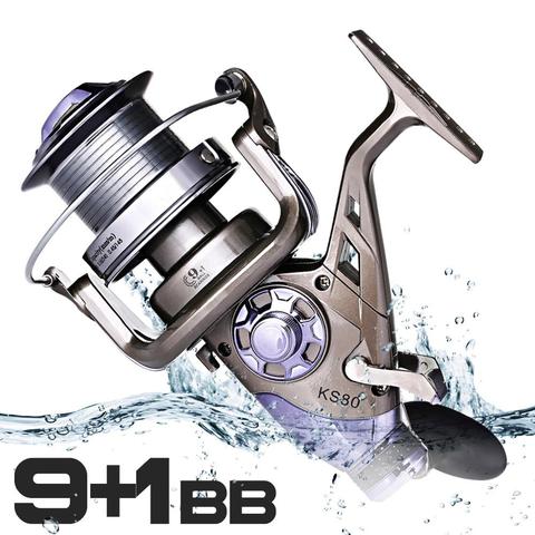 Sougayilang Carp Fishing Reel CNC Metal Spool Double Brake Spinning Fishing Reel for Carp Feeder Fishing Fishing Tackle ► Photo 1/6