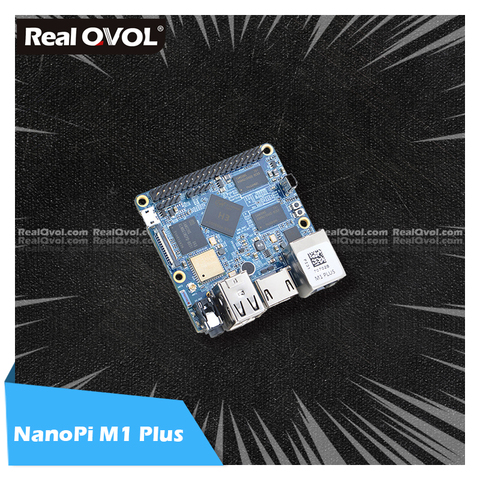 RealQvol FriendlyELEC NanoPi M1 Plus Development Board Allwinner H3 Quad-core Cortex-A7 1.2GHz,1GB DDR3 RAM,8GB eMMC ► Photo 1/6