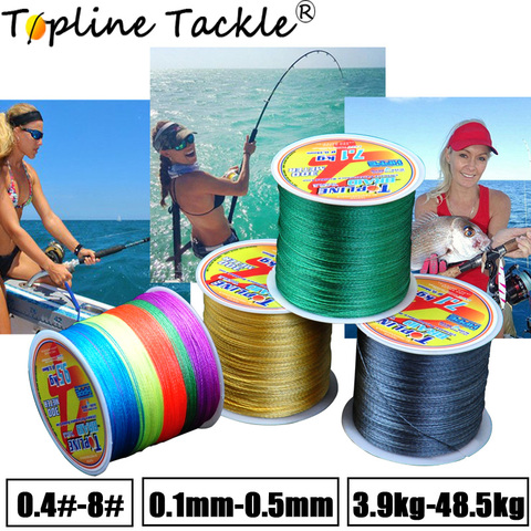 Fishing Line Multifilament 0.3mm Braid Line Cord Fishing PE Fishing Line Braided 4 Strands Wire 300m Yellow Color Floating Lines ► Photo 1/6