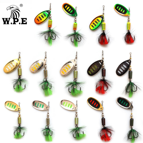 W.P.E KOMODO Spinner Lure 2pcs 7.5g/12.5g/16.5g Full Metal Bass