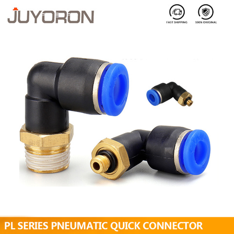 PL6-02 PL8-02 PL6-01 PL8-1 Pneumatic fittings quick push in connector 1/8'' 1/4'' 3/8'' Male Thread-4 6 8 10 12mm air tube ► Photo 1/6