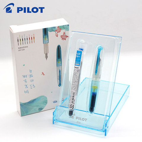 PILOT Vitality Pen Transparent Fountain Pen SPN-20F Gifts Student Portable Color Mini Pen Replaceable ink bag ► Photo 1/6