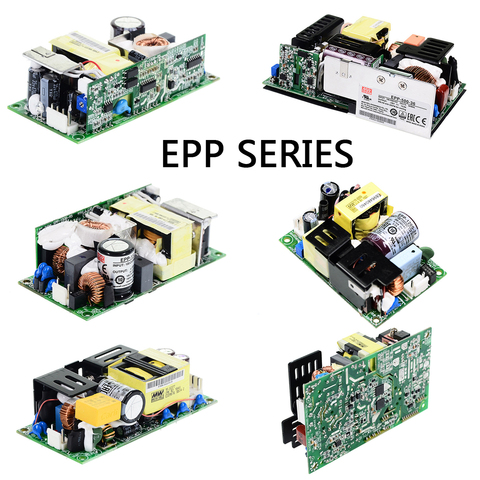 EPP-100/120S/150/200/300/400/500 Green Open Frame Power Supply acdc -12/15/18/24/27/36/48/54V Meanwell 5x3 compact for industria ► Photo 1/6