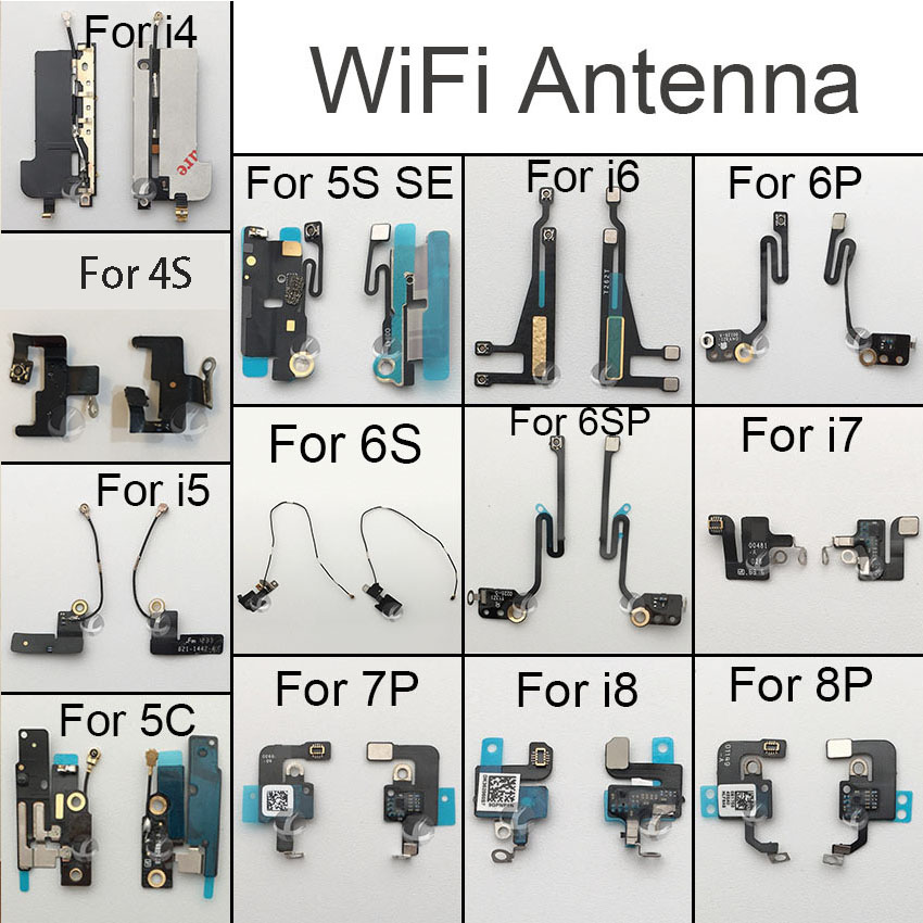 Buy Online Original Wifi Antenna Signal Wifi Flex Cable For Iphone 4 4s 5 5c 5s Se 6 6s 6sp 7 8 Plus X Xs Xr Xsm Max Replacement Parts Alitools