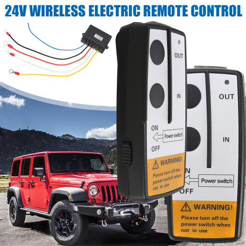 Brand NEW 24 Voltage Recovery Winch Crane Wireless Remote Controller Twin Handset Kits ► Photo 1/6