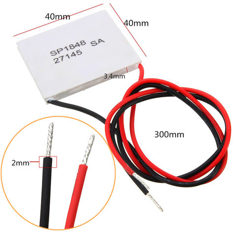 New 40*40mm Thermoelectric Power Generator Peltier TEG Module High Temperature 150℃ ► Photo 1/5