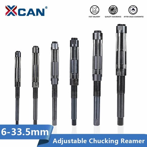 XCAN Adjustable Hand Reamer Machine Cutting Tools 6 7 8 9 10 11 12 13 15 17 19 21 23 26 29 30mm ► Photo 1/6