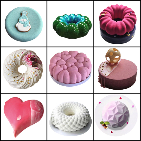 Silicone Form Baking 3d Heart, Heart Silicone Mold Pastry