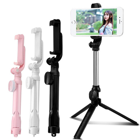Universal Wireless Bluetooth Selfie Stick Tripod for iPhone Samsung Huawei Xiaomi Mobile Phone Selfie Stick Shutter 360 Rotating ► Photo 1/6