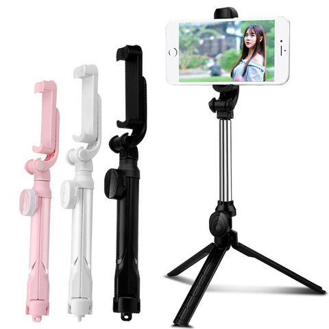 Universal Wireless Bluetooth Selfie Stick Tripod for iPhone Samsung Huawei Xiaomi Mobile Phone Selfie Stick Shutter 360 Rotating ► Photo 1/6