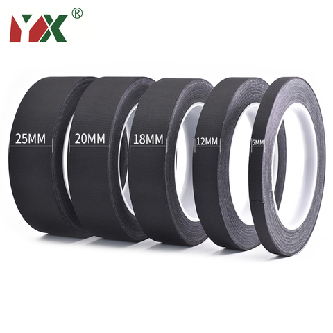 YX 1PCS Black Acetic Acid Adhesive Tape Flame Retardant High Temperature Insulating Acetate Cloth Tape For LCD Repairing ► Photo 1/6