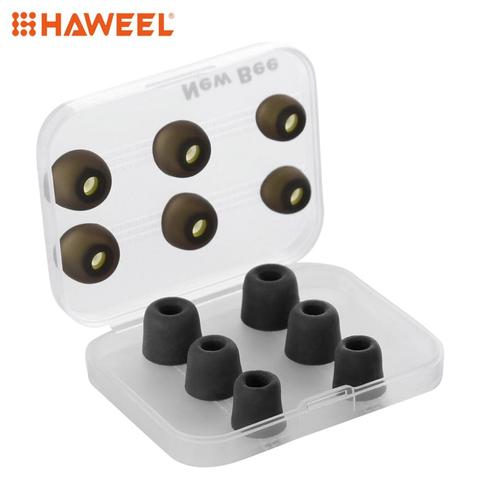 HAWEEL New Bee 12 PCS Silicone Earbuds & Memory Foam For All In-Ear Earphone ► Photo 1/6