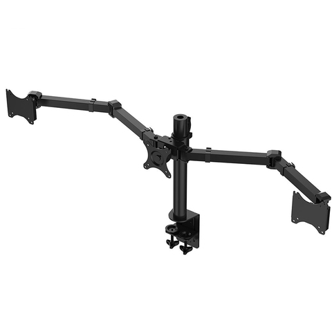Desktop Triple LCD Monitor Stand Arm Adjustable Display Stand Holder TV Bracket for three 10