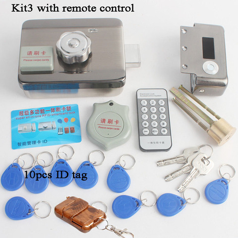 RFID Reader Electronic lcok RFID Door lock Mechanical key ID tag Phone remote control ewelink video intercom Home Gate opener ► Photo 1/5