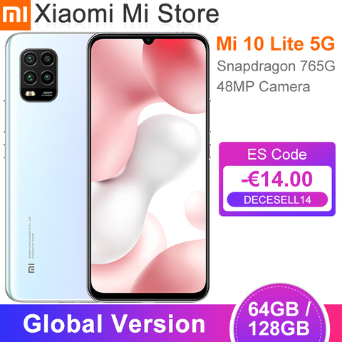 Global Version Xiaomi Mi 10 Lite 5G  Smartphone 6GB 64GB  6.57