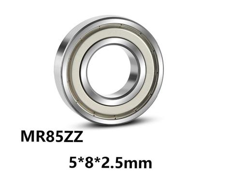 10Pcs/batch Mr85Zzdeep Groove Ball Miniature Bearing Mr85-Zz/ 5*8*2.5Mm High Quality Bearing Steel ► Photo 1/2