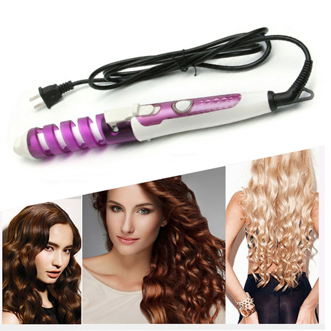 Magic Pro Hair Curlers Electric Curl Ceramic Spiral Hair Curling Iron Wand Salon Hair Styling Tools  Hair Wand Curler Iron ► Photo 1/6