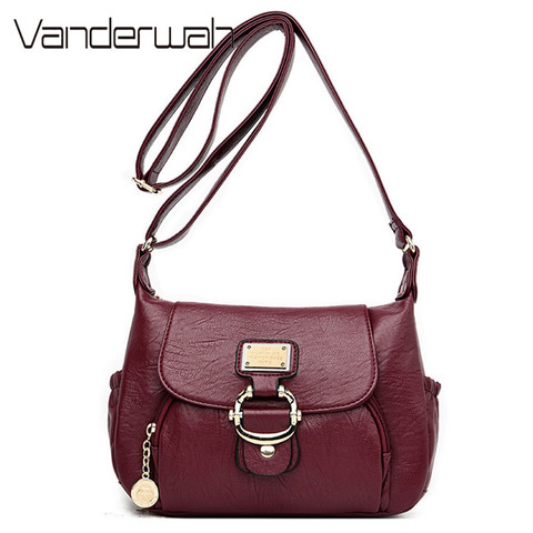 Ladies Luxury Brand Handbags Sac A Main Crossbody Bags for Women 2022 Leather Shoulder Bags Female Messenger Bag Soft Flap Bag ► Photo 1/6