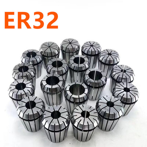 9pcs ER32 Spring Collet chuck Set for CNC Workholding Engraving Machine and Milling Lathe Tool 4/6/8/10/12/14/16/18/20mm Collets ► Photo 1/6