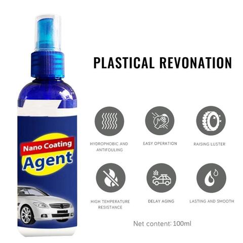 100ml Car Nano Coating Agent Anti Scratch Hydrophobic Polish Coating Agent  Car Coating Spray Wax Cleaning Agent - Price history & Review, AliExpress  Seller - Prettify Car Store
