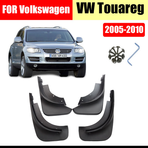 Mud flaps for Volkswagen VW Touareg 2005-2010 Mudguards Fender Touareg mud flap splash Guard Fenders car accessories Front Rear ► Photo 1/6