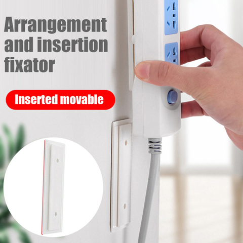 Self Adhesive Power Strip Fixator Wall Mounted Holder Socket Fixer Especially Designed For Power Strip/ WiFi Router/ Paper Towel ► Photo 1/6