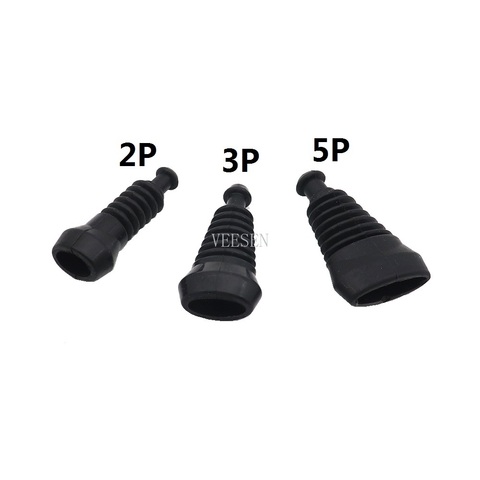 5sets 2pin 3pin 5pin Waterproof Superseal Connector Black Rubber Boot Cover Cap for Tyco AMP 1.5 Series Connectors ► Photo 1/1