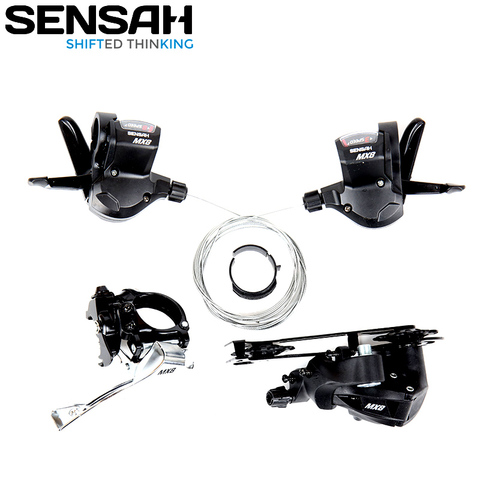 SENSAH MX8-A 3x8 24 Speed Bicycle Derailleurs Groupset Shifter Lever Front & Rear Derailleur Kit ► Photo 1/4