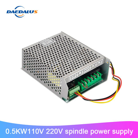 CNC Spindle Power Supply 110V 220V Switching Speed Controller Governor For 500W Spindle Motor Milling Engraver Machine ► Photo 1/6