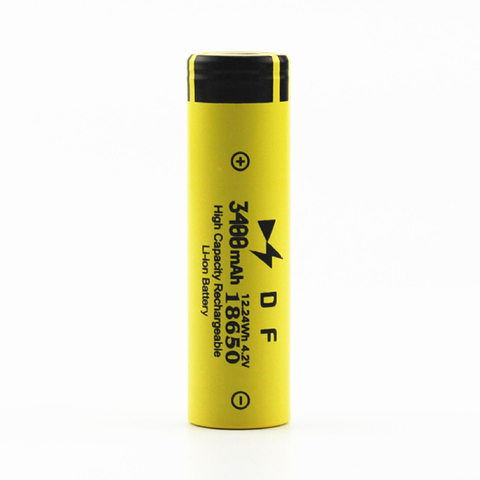 Original NCR18650 3400 mah Battery 3.7V 18650 Lithium Ion Rechargeable Battery for Flashlight / PowerBank ► Photo 1/6