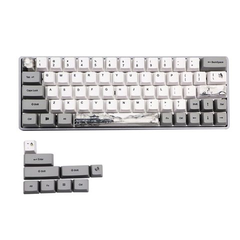 Ink Dye-Sublimation Mechanical Keyboard Cute Keycaps PBT OEM Profile Keycap For GH60 GK61 GK64 Keyboard ► Photo 1/6
