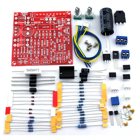 0-30V 2mA-3A Continuously Adjustable Current Limiting Protection DC Regulated Power Supply DIY Kit ► Photo 1/5