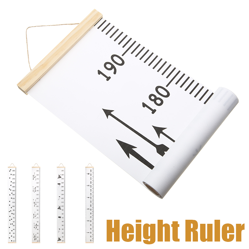 A Growth Chart for Children Wood Wall Hanging Kid Height Measuring Ruler Room Home Decoration