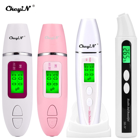 Precise Detector LCD Digital Skin Oil Moisture Tester for Face Skin Care with Bio-technology Sensor Lady Beauty Tool Spa Monitor ► Photo 1/6